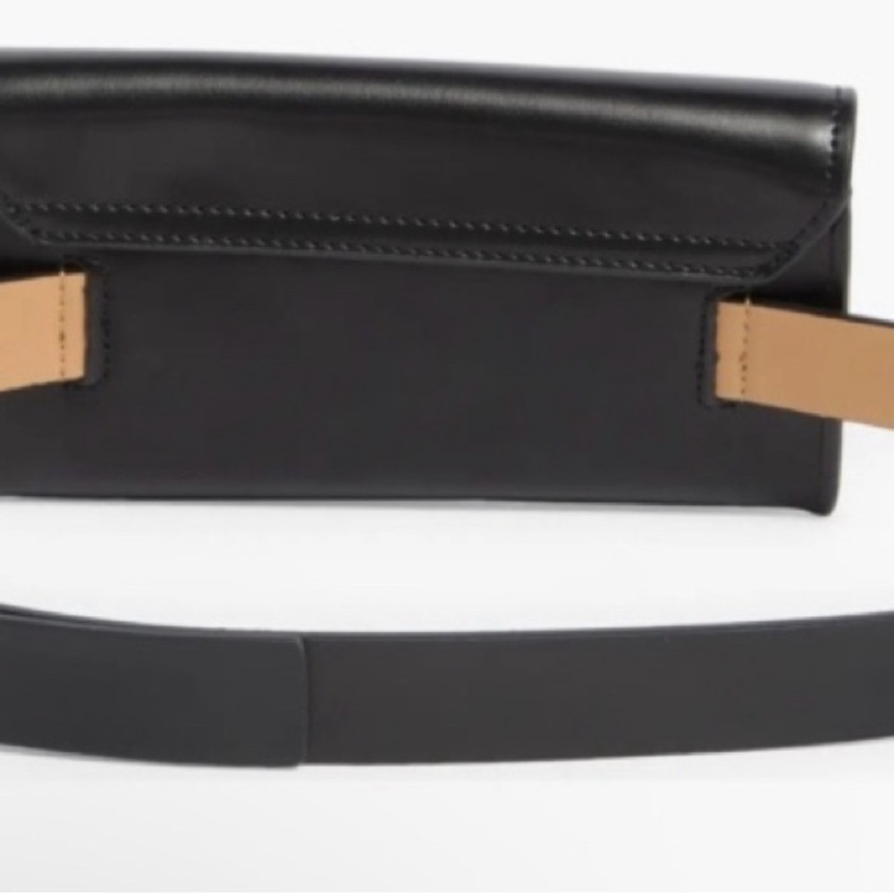 Kate Spade Black Leather Bow Fanny Pack - Picture 3 of 11